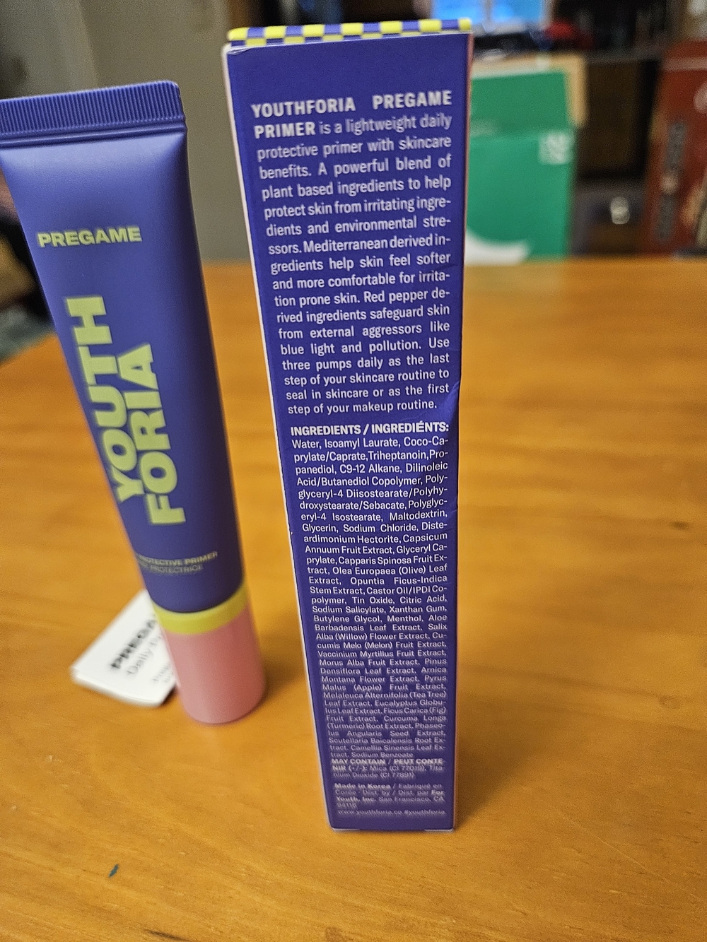 Youthforia Pregame Primer Daily Protective Primer 1oz NEW IN BOX - Picture 3 of 4